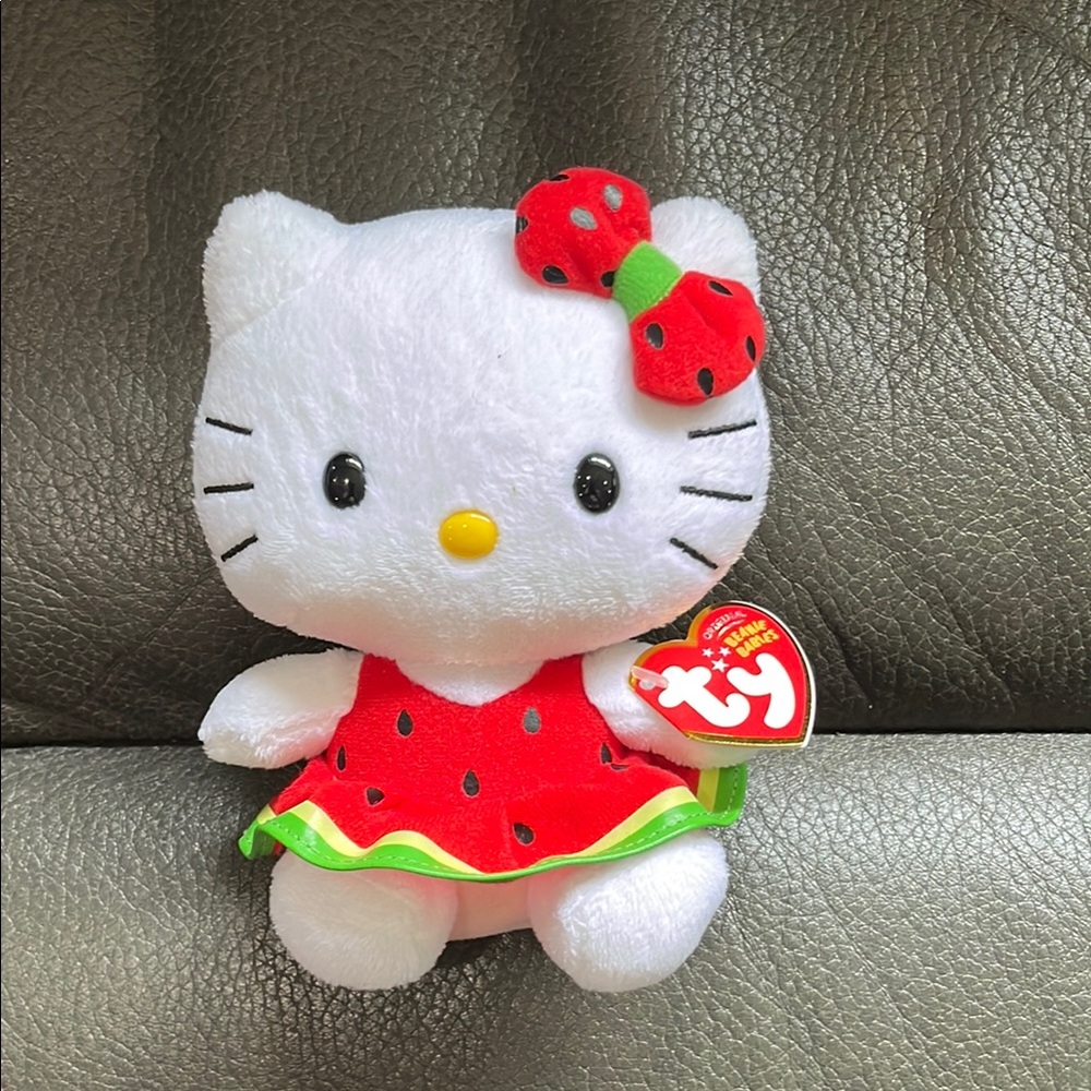 Ty Hello Kitty Watermelon plush toy